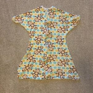 Sleeping Baby Zipadee Zip Monkey size medium